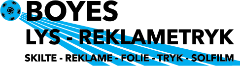 Boyes Lys – Reklametryk  Logo